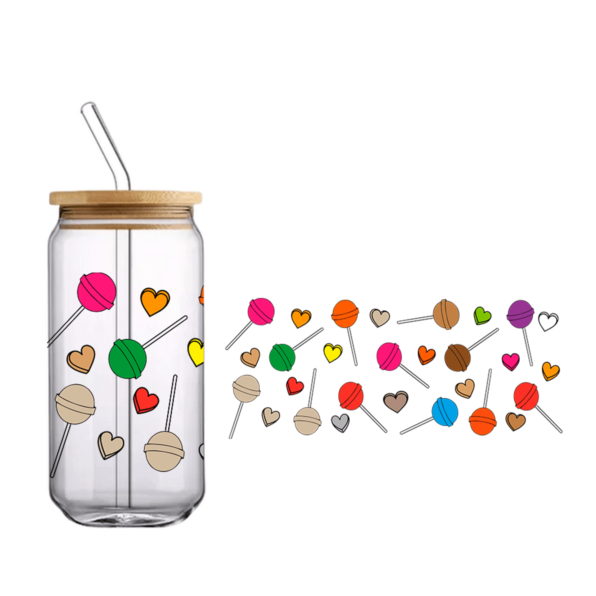Vaso de bambú "lolipop" - 1