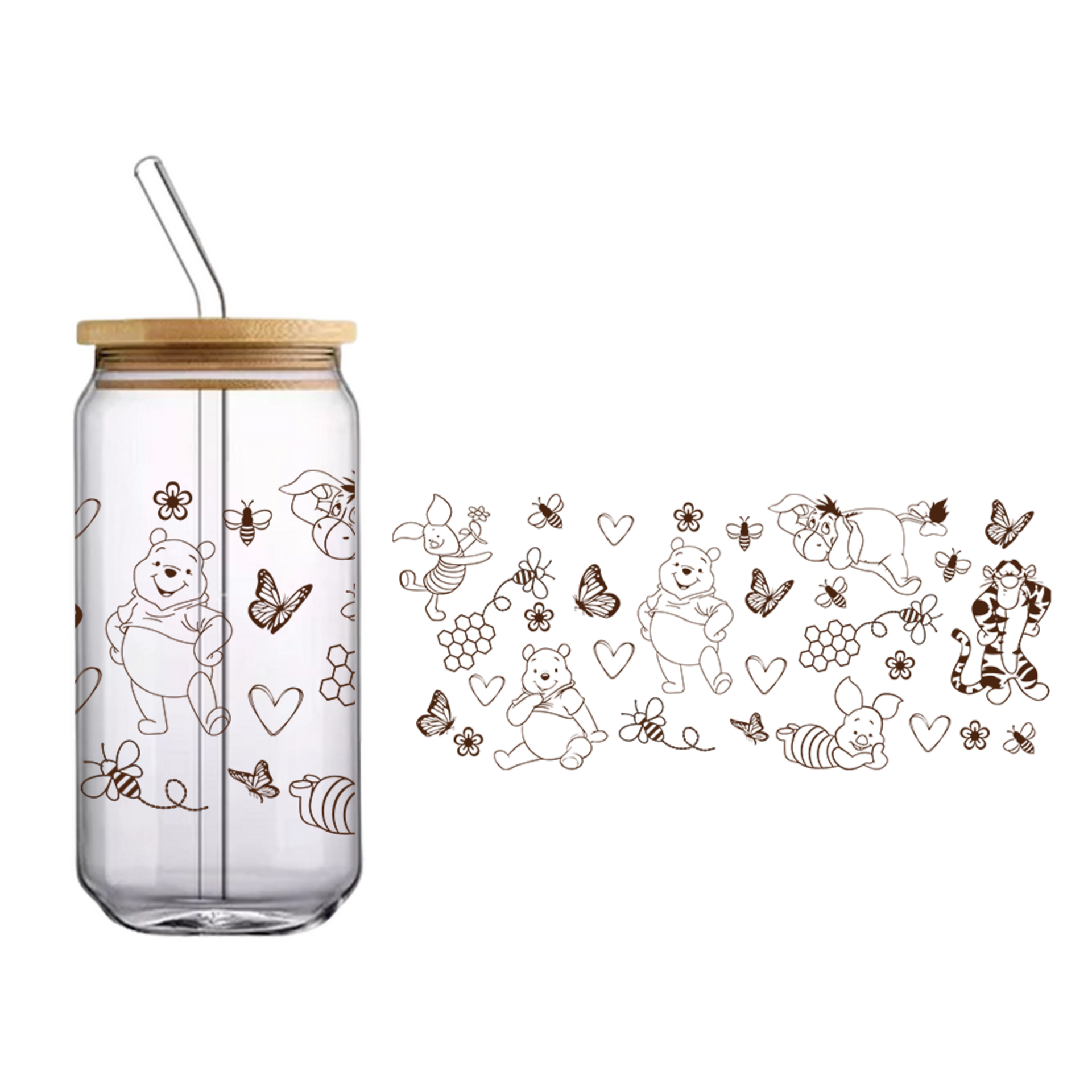 Vaso de bambú "Winnie" - 1