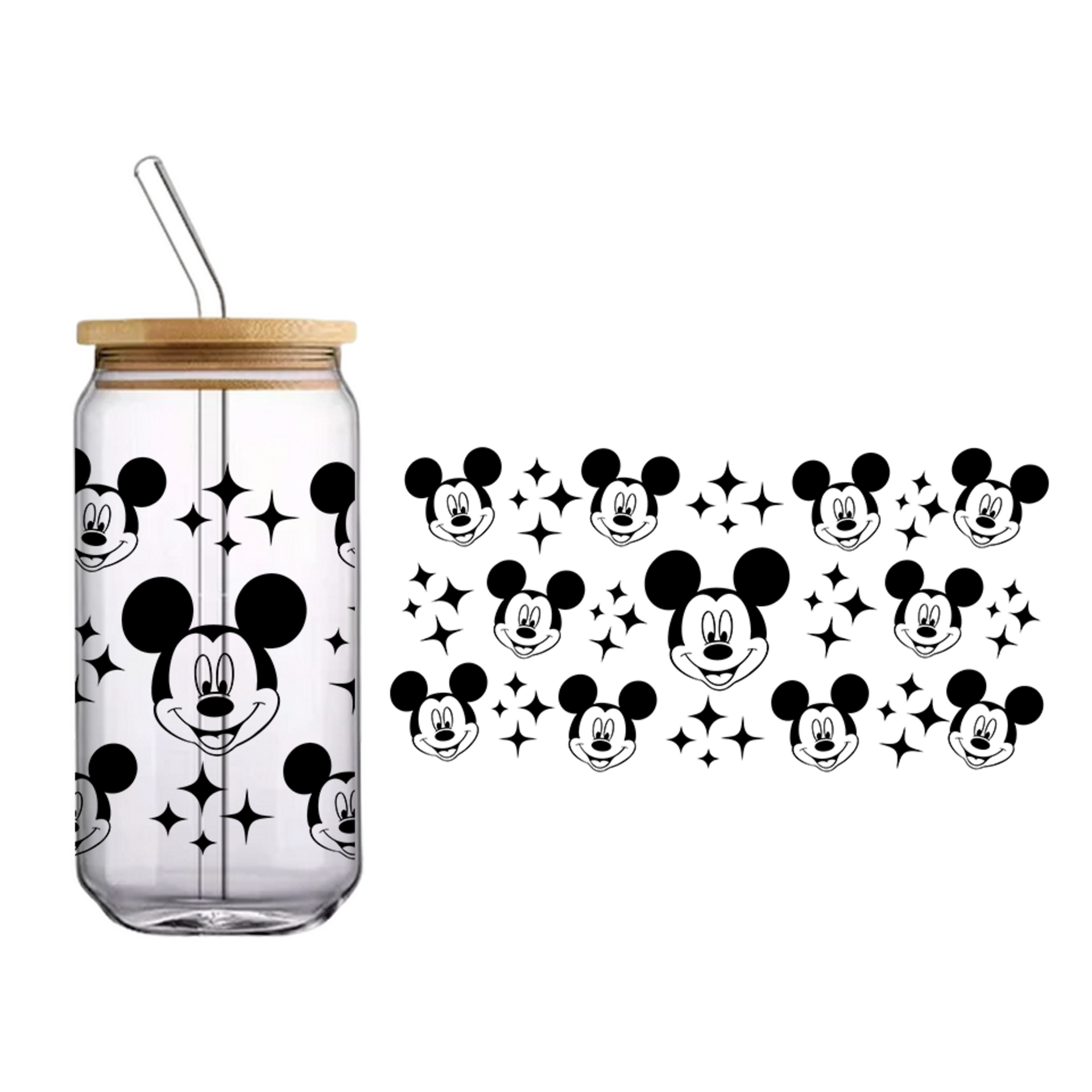 Vaso de bambú "Mickey" - 1