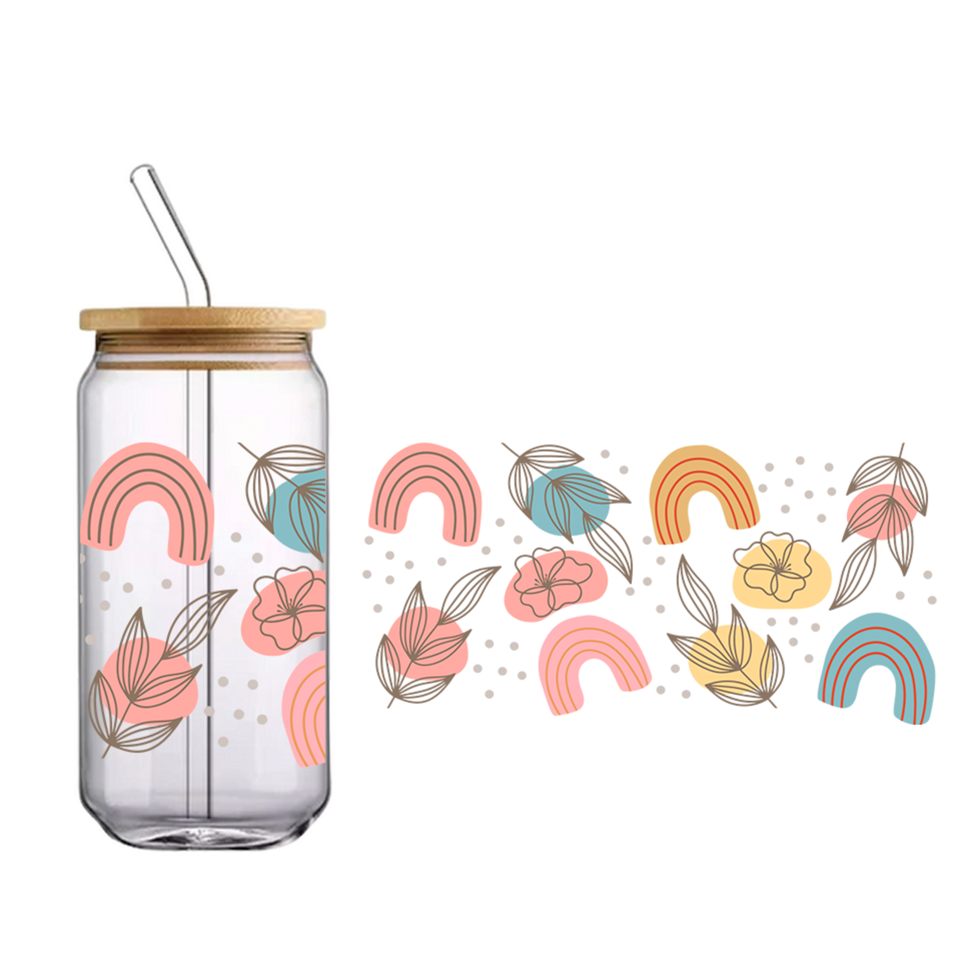 Vaso de bambú "Booh Raibown" - 1