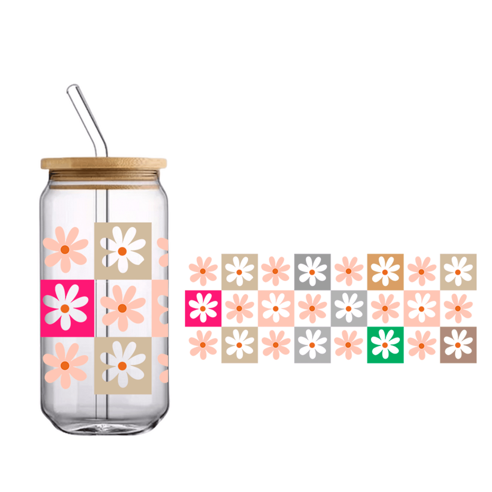 Vaso de bambú "Daisy" - 1