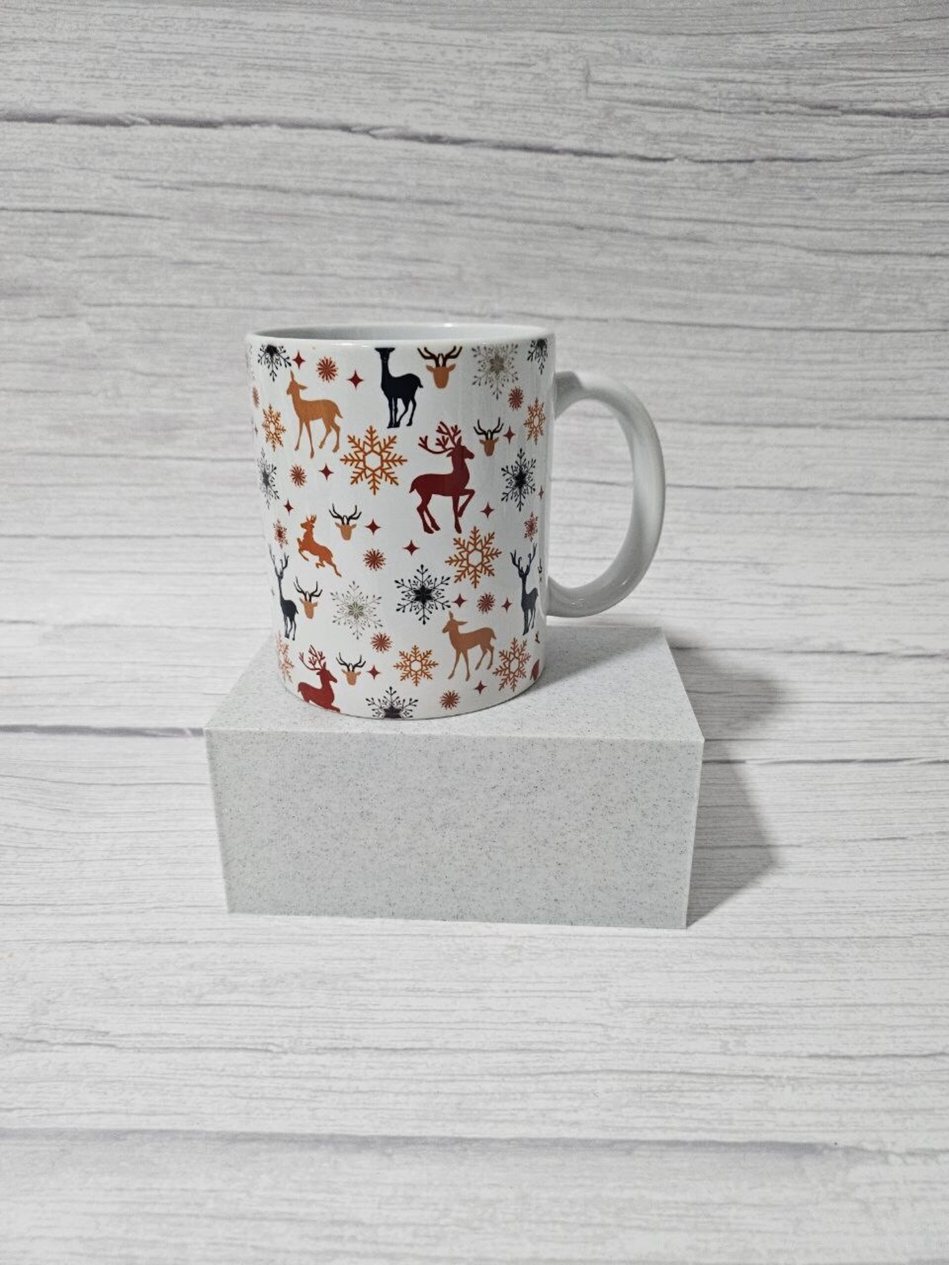 Taza ciervos navideños - 1
