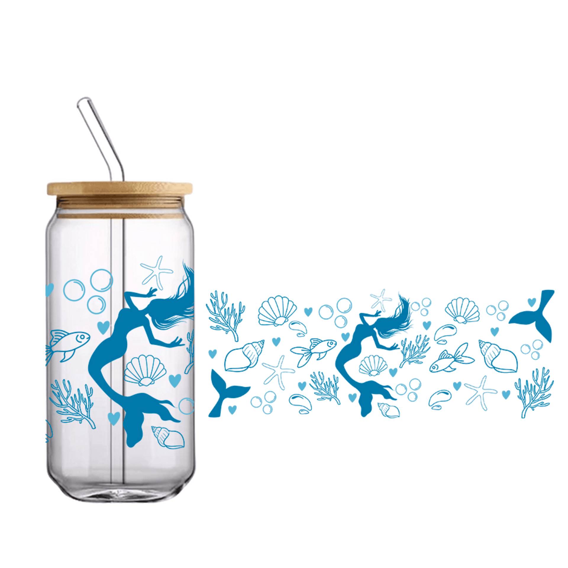 Vaso bambú "Sirenita" - 1
