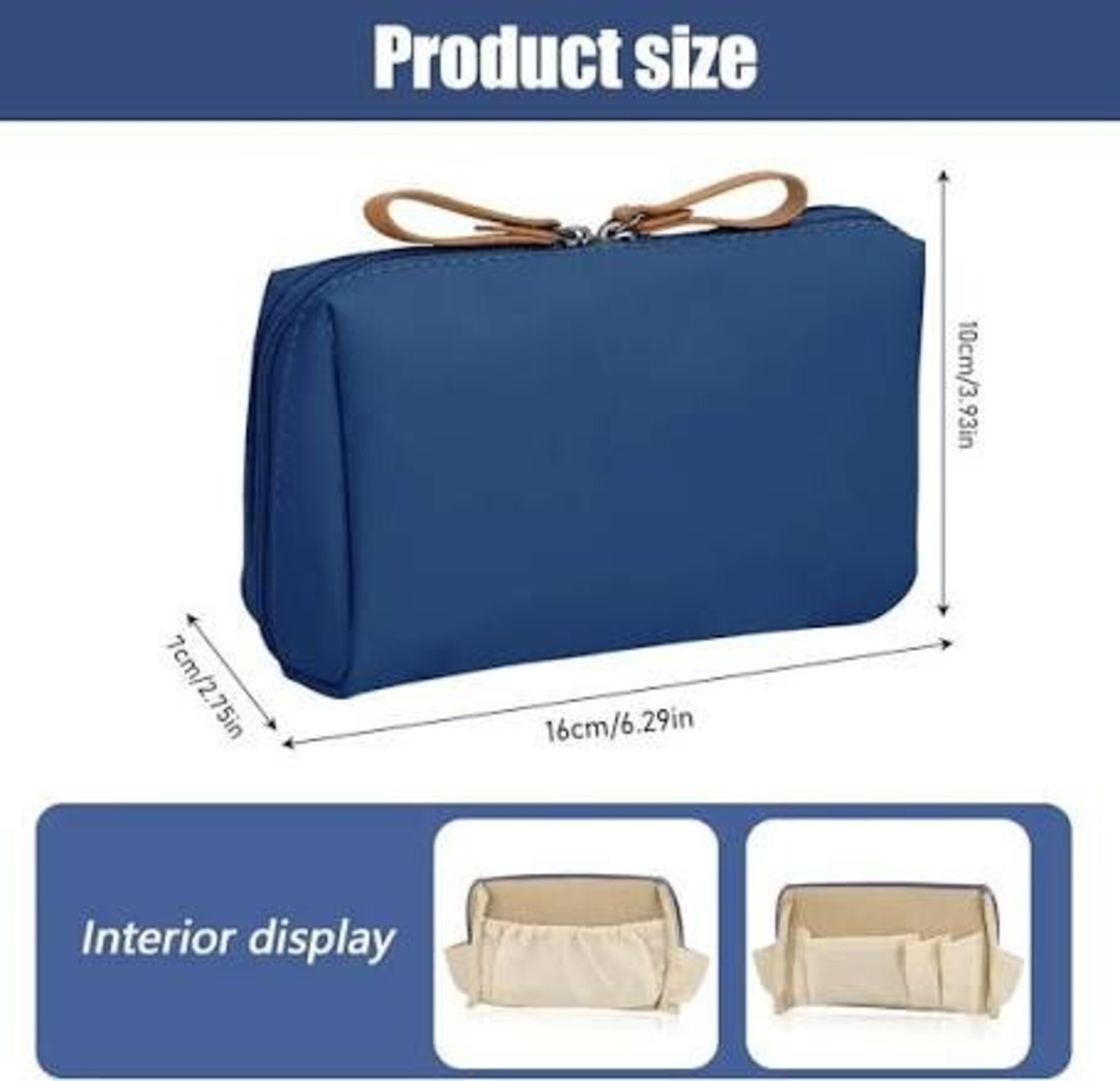 Mini neceser de viaje Azul - 3