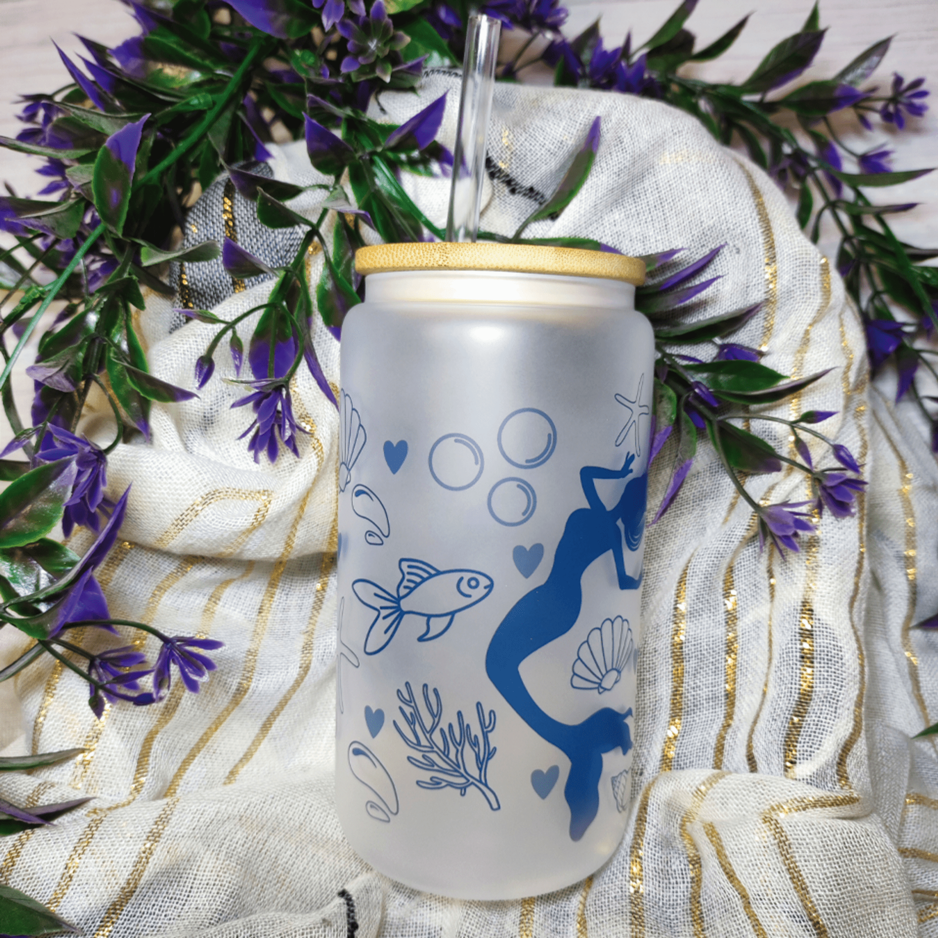 Vaso bambú "Sirenita" - 3