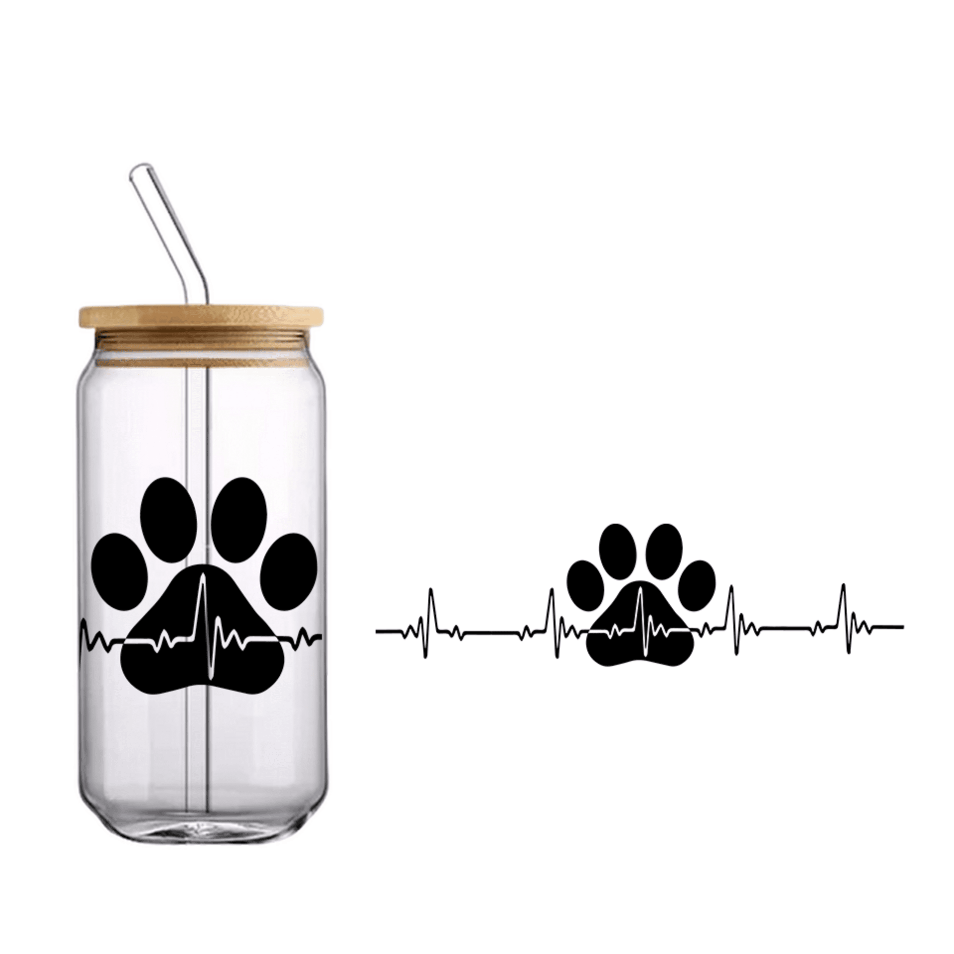 Vaso de bambú "Cat" - 1